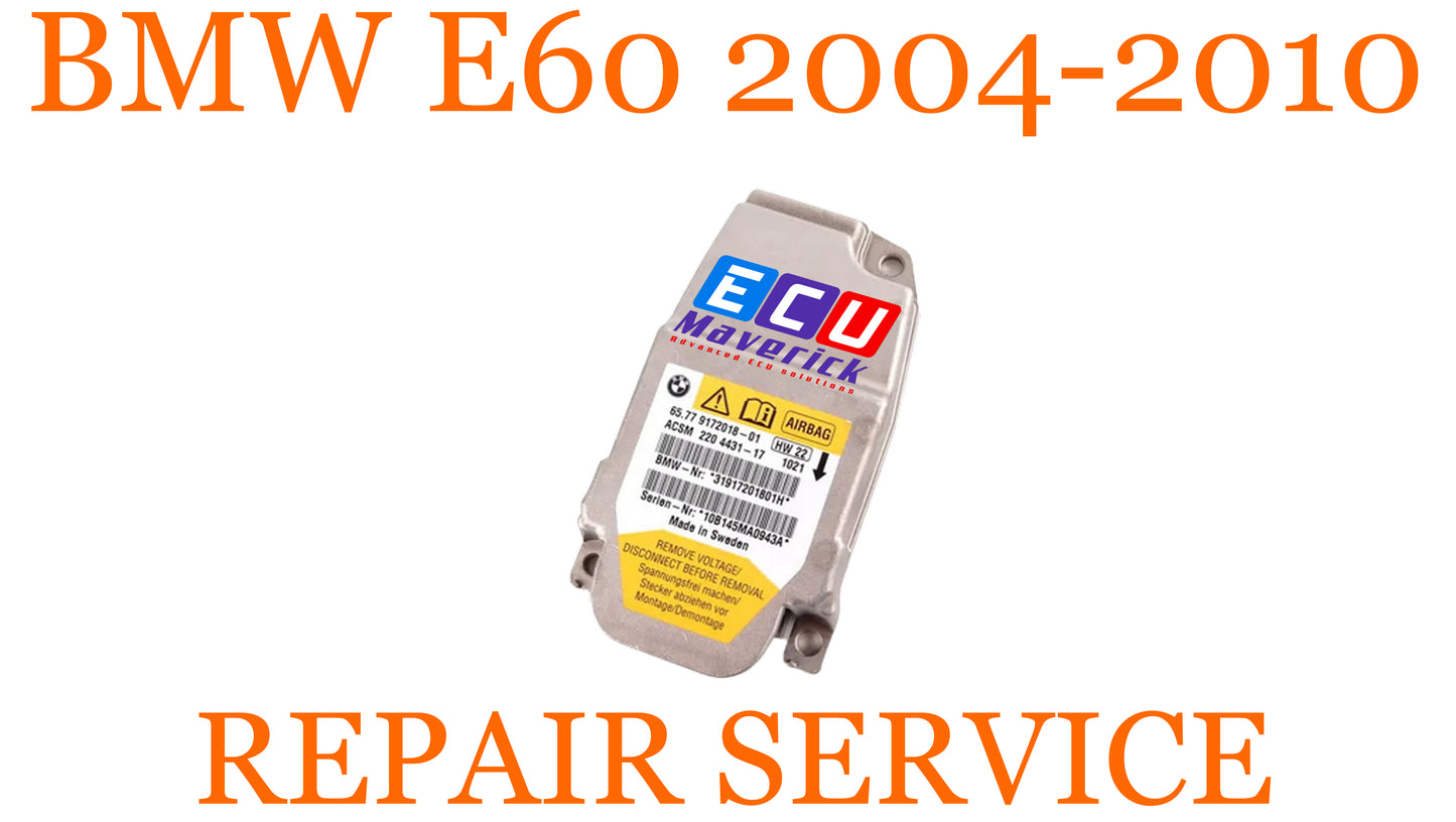 BMW E60 5-Series Airbag Control Module SRS Repair Service 525i 528i 530i 535i 550i XI