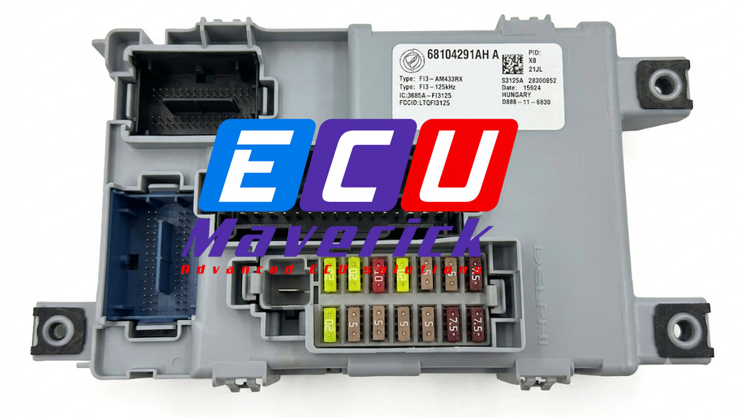 2012-2017 FIAT 500 Fuse Box BCM Body Control Module Mail-in Repair Service