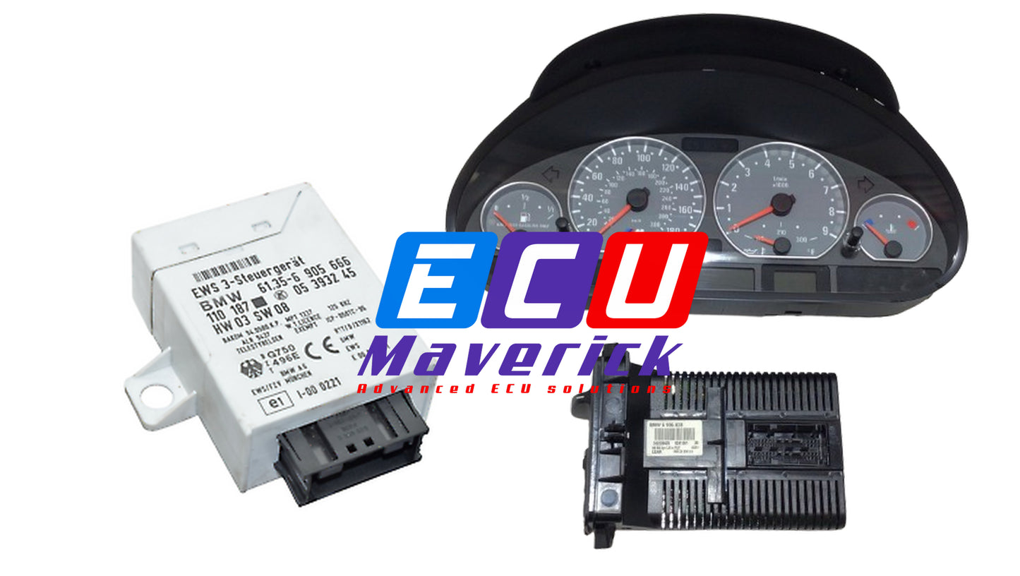 BMW E46 Instrument Cluster EWS LCM Programming Service