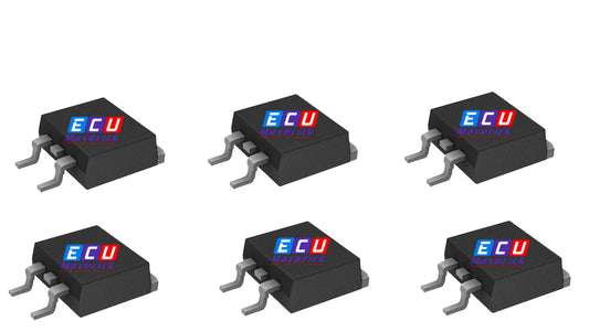 BMW N54 MSD80 DME Repair MOSFETs (Set of 6) - OEM FDB14N30TM Replacement for 335i, 135i, 535i